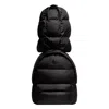 Moncler Padded Backpack With Adjustable Straps And Pockets In Black