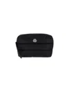 Moncler Black Fabric Caradoc Beauty Case In Black