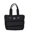 Moncler Caradoc Water-repellent Tote Bag In Black
