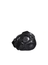 Moncler Black Delilah Quilted Shoulder Bag In Black