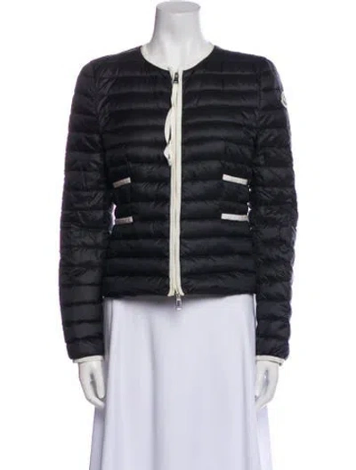 Pre-owned Moncler Baillet Nylon Jacket In Black