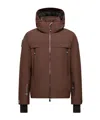 Moncler Balmhorn Hooded Gore-tex Down Ski Jacket In Brown