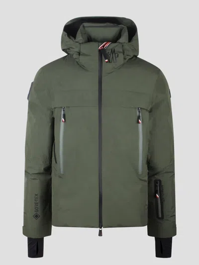 Moncler Balmhorn Hooded Jacket In Green