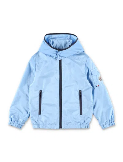 Moncler Banu Kids Jacket In Light Blue
