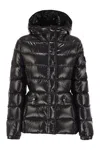 Moncler Barante - Short Down Jacket With Hood In Black