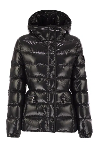 Moncler Barante - Short Down Jacket With Hood In Black