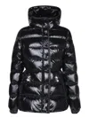 Moncler Puffer Jacket Featuring Adjustable Hood In Black