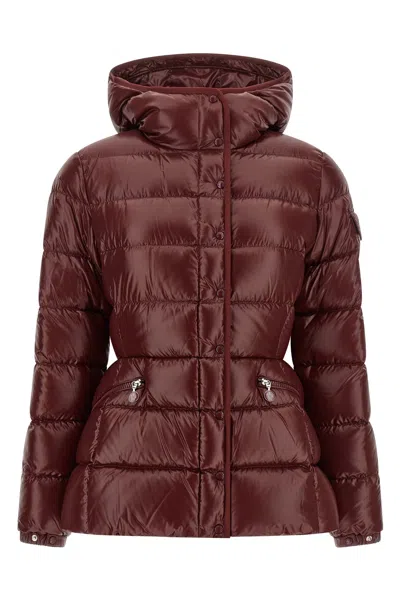 Moncler 'barante' Down Jacket In Bordeaux
