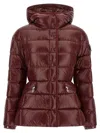 Moncler Barante Down Jacket In Burgundy