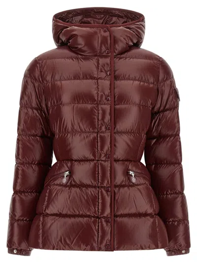 Moncler Barante Down Jacket In Burgundy