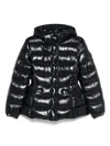 Moncler 'barante' Down Jacket With Shiny Black Hood