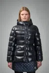 Moncler Barante Padded Hooded Jacket In Black