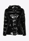 Moncler Puffer Jacket Featuring Adjustable Hood In Black