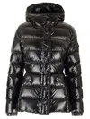 Moncler Barante Short Down Jacket With Hood In Black