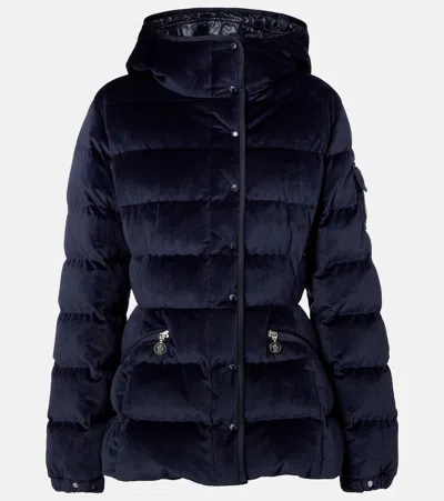 MONCLER BARANTE VELOUR TWILL DOWN JACKET