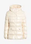 Moncler Barante Zip-up Puffer Jacket In Neutral