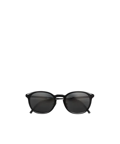 Moncler Barbb Round Sunglasses In Black