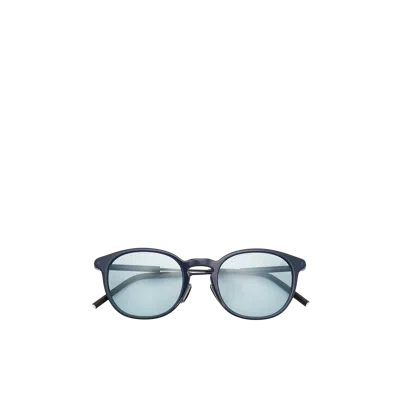 Moncler Barbb Round Sunglasses Blue