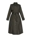Moncler Barbentane Belted Trench Coat In Black