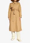 MONCLER BARBETANE DOUBLE-BREASTED TRENCH COAT