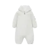 Moncler Barboteuse À Capuche En Teddy In White
