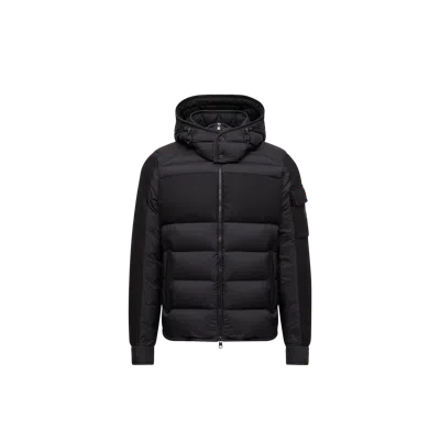 Moncler Barbustel Hooded Short Down Jacket Black