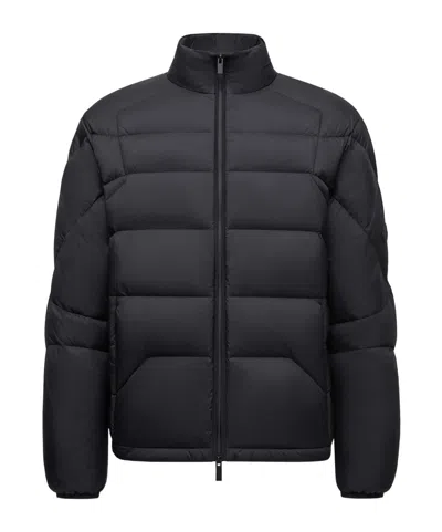 Moncler Bardane Short Down Jacket In Black
