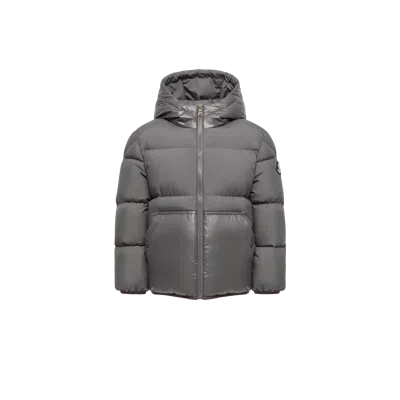 Moncler Kids' Barin Hooded Down Jacket, Boys, Gray, Size: 6y In Black