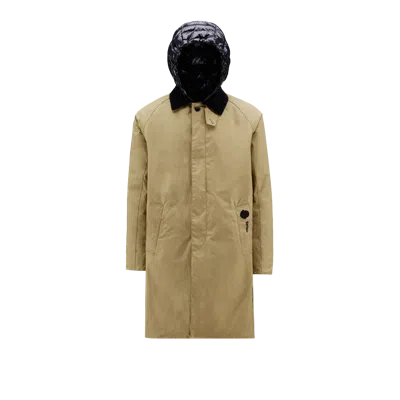 Moncler Trench-coat Barra In Beige