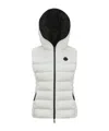 Moncler Aliterse Down Hooded Vest In White
