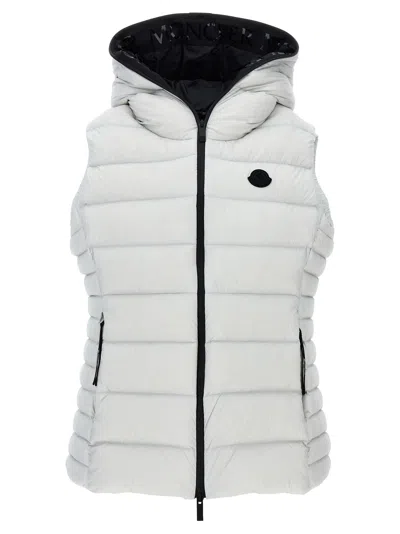 Moncler White Barraux Hooded Vest