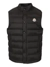 Moncler Barthe Padded Bodywarmer In Black