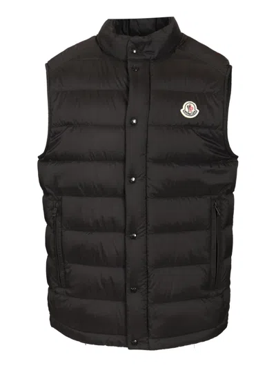 Moncler Men's Barthe Down Vest In Black