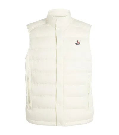 Moncler Barthe Down Gilet In White