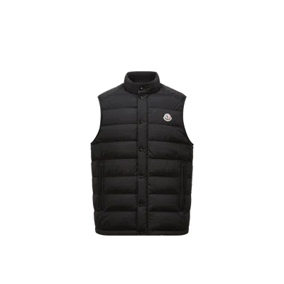 Moncler Barthe Down Gilet In Black