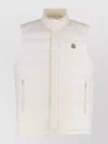 Moncler Mens Natural Contrin Brand-badge Shell-down Gilet In White