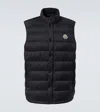Moncler Barthe Down Gilet In Obsidian Blue