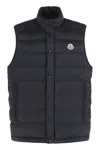 Moncler Barthe Padded Bodywarmer In Black