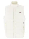 Moncler Down Ouse Gilet In Neutral