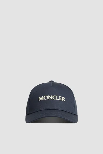 Moncler Baseball Cap In Blue