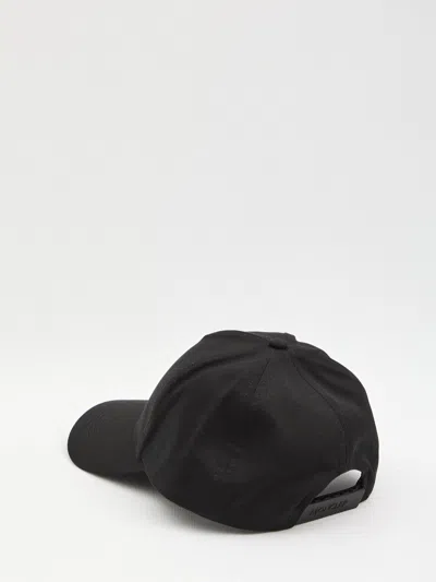 Moncler Baseball Cap In Black