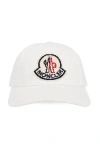 Moncler Baseball Cap In White