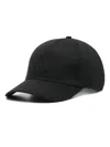 Moncler Logo Baseball Cap In Black