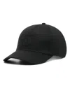 Moncler Logo Baseball Cap In Black