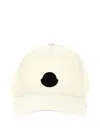 Moncler Baseball Cap In White