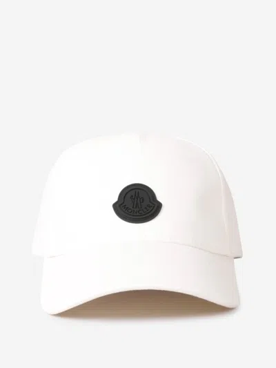 Moncler Baseball Cap Al In White