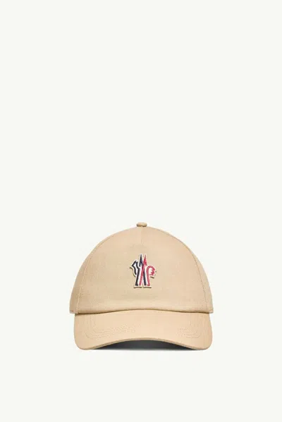 Moncler Baseball Cap In Beige