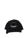 Moncler Logo-patch Adjustable Baseball Cap In Black