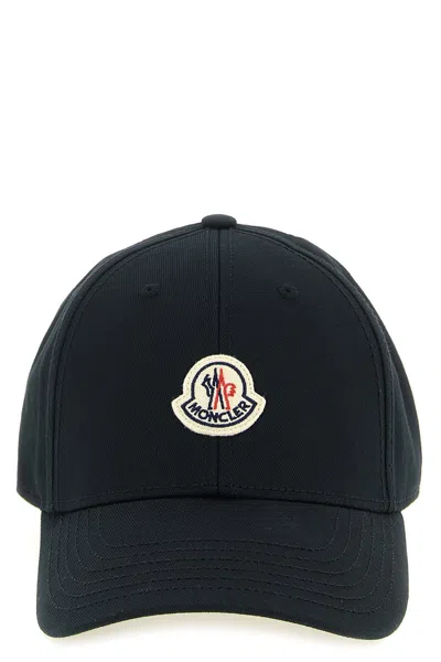 Moncler Baseball Cap In Black