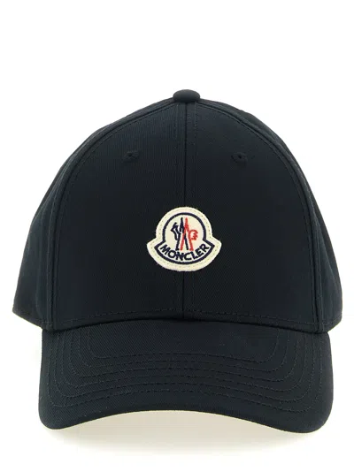 Moncler Baseball Cap In Black